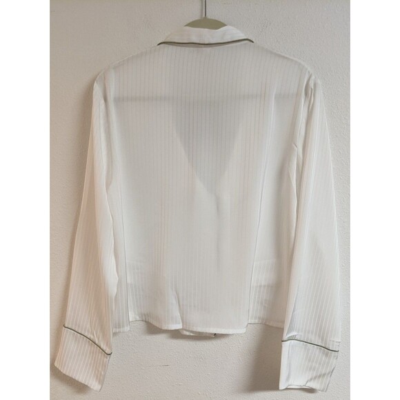 NWT~Women's NAP LOUNGEWEAR "The Lazy Cat" Pj Set In White Size Large NEW! - Picture 11 of 16